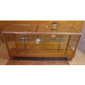 WOW A STUNNING VINTAGE/ANTIQUE COUNTER SHOW CASE - WITH AMAZING WOOD DETAIL