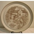 A collectable Plate by Huguenot - Oude Meester Stellenryck Wijn Museum - Stellenbosch