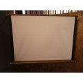 A MARVELOUS VINTAGE PROJECTOR SCREEN IN GOOD CONDITION