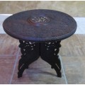 A BEAUTIFUL HANDCRAFTED EGYPTIAN STYLE SIDE TABLE