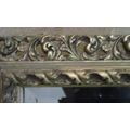 A ELGANT & STYLISH GOLD FRAME MIRROR WITH A STUNNING GILDED FRAME