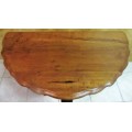 A GORGEOUS & ATTRACTIVE BALL & CLAW HALF MOON TABLE