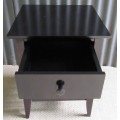 A CUTE ONE DRAWER BEDSIDE CABINET OR SIDE TABLE