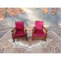 Pair of Lovely Solid wood occasional Chairs