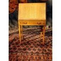 Vintage Beech wood Secretary Desk