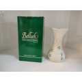 Belleek Classic Daisy Spill Vase, Hand Painted Shamrocks, Ireland with a Box