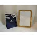 Swarovski Minera Picture Frame, Gold Tone  Display your memories in style with this stunning picture