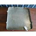 Ornate Xl large Square Silver tray