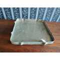 Ornate Xl large Square Silver tray