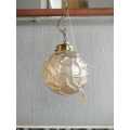 Vintage Hanging Lights with glass