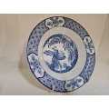 Antique Yuan blue and white china Side Plate 17cm set by Wood and Sons