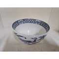 Antique Yuan blue and white china Sugar bowl by Wood and Sons