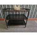 Lovely Three Tier Tea/Drinks Trolley With turned spindles.(Collection)