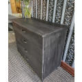 Black Painted Chest of Drawers (Collection only)