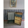 This wonderful gibralterized wardrobe trunk was produced by Hartmann Luggage
