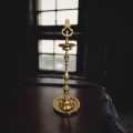 Diwali Festival Decorative Big Oil Lamp Standing Diya Religious Décor 62cm