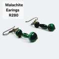Malachite earings
