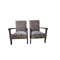 Lovely Vintage Pair of Newly Upholstered Arm Chairs