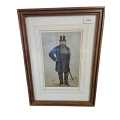 Vintage framed Print Vanity Fair Vincent Brooks, Day & Son LTD hth x President Steyn