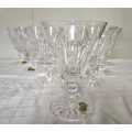 Set of 10 WATERFORD Crystal EILEEN  Red Wine Glasses Clear crystal