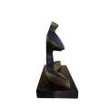Vintage Bronze Seated Figurine Signed Paluma 7 R 99