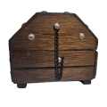 Vintage Wood Jewelry Treasure Box
