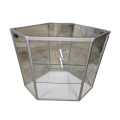 Hexagonal corner cabinet Showcase -Display - Cabinet - Counter Shelving  with Aluminum Frame