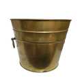 Large Brass Bottle Cooler / Ice bucket / Planter  With Handles