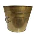 Large Brass Bottle Cooler / Ice bucket / Planter  With Handles