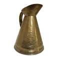 Vintage Tall Solid Brass Water Pitcher -Farmhouse-Rustic - Kitchen - Decor