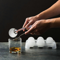 JUMBO ICE BALL TRAY (6 ICE BALL MOULDS & 2.5` SIZE OF EACH ICE BALL)