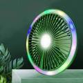 JD-F11 PORTABLE DESKTOP FAN WITH BUILT IN LIGHT // WHOLESALE FROM 6 PIECES