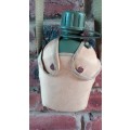 ARMY WATER BOTTLE WITH WEBBING STRAP AND WEB BELT LOOPS  (  see photographs )