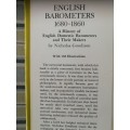 ENGLISH BAROMETERS 1680 - 1860 Nicholas Goodison  A History of Domestic Barometers and their Makers