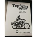 THE STORY OF TRIUMPH MOTOR CYCLES HARRY LOUIS and BOB CURRIE  ( History from 1902 ) motorcycles