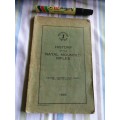 HISTORY OF THE NATAL MOUNTED RIFLES COLONEL GODFREY THOS HURST 1935 ( Softcover )