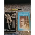 2 Books CAUGHT IN THE DEEP TREVOR GODDARD plus THE TREVOR GODDARD STORY cricket