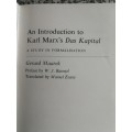 AN INTRODUCTION TO KARL MARX`S DAS KAPITAL A Study in Formalisation GERARD MAAREK