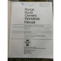 RANGE ROVER OWNERS WORKSHOP MANUAL  1970 TO 1980 HAYNES No. 606