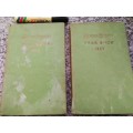 2 X vintage MOTOR CYCLING YEAR BOOK Books  1955 plus 1957 Editor R A B COOK ( motorcycle Motorbike