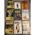 A Bundle of 9 JAMES BOND 007 Softcover Books
