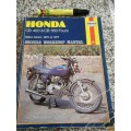 HONDA CB 400 & CB 550 FOURS MOTORCYCLE 1973 TO 1977 HAYNES OWNERS WORKSHOP MANUAL