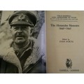 FIELD MARSHAL EARL ALEXANDER OF TUNIS THE ALEXANDER MEMOIRS 1940-1945 Edited JOHN NORTH North Africa