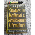 C S LEWIS STUDIES IN MEDIEVAL & RENAISSANCE LITERARTURE