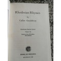 RHODESIAN RHYMES CULLEN GOULDSBURY Rhodesian Reprint Library volume 6 1969