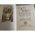 ALICE IN WONDERLAND AND THROUGH THE LOOKING GLASS LEWIS CARROLL 1946