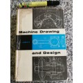MACHINE DRAWING AND DESIGN W ABBOTT Seventh Edition 1960  ( technical drawing )