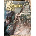BASS FISHERMAN`S DIGEST   ( flyfishing fly fishing fly tying  )  please note condition