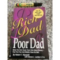 RICH DAD POOR DAD by ROBERT T KIYOSAKI  - teaching kids about money ( large format )
