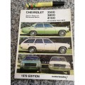 CHEVROLET 2500 3800 4100 ALL MODELS FROM 1972 Owners Repair and Maintenance Manual 1978 Motorbooks